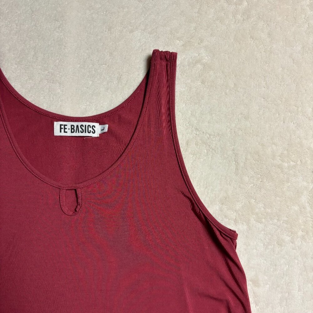 Fighting Eel Womens FE Basics Tank Top Size Large Sleeveless Modal Staple Layers - Picture 5 of 12